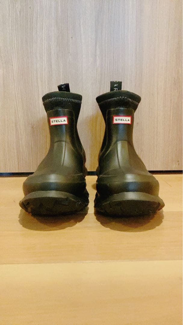Stella McCartney × HUNTERレインブーツ　ブラック