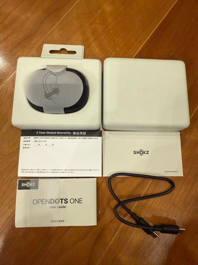 【使用回数1回】SHOKZ OPENDOTS ONE ブラック ショックス