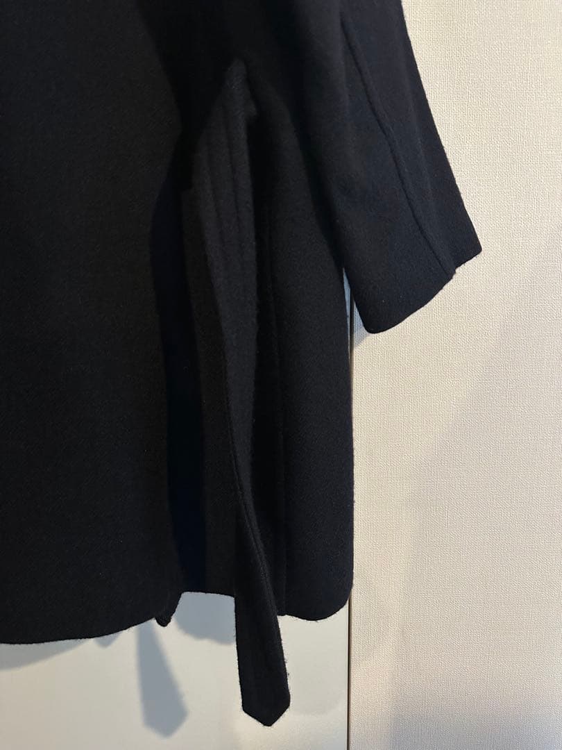 【最終価格】COMOLIコモリ19AWウール ショールカラーコート