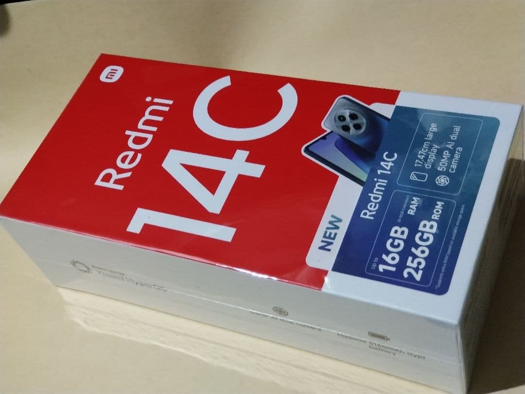 Redmi 14C 8GB RAM 256GB ROM　simフリー 未開封