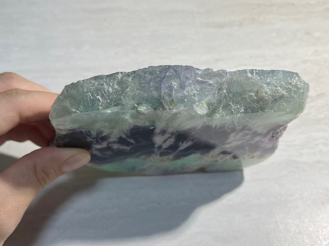 中国産 エンジェル フローライト 原石 鉱物