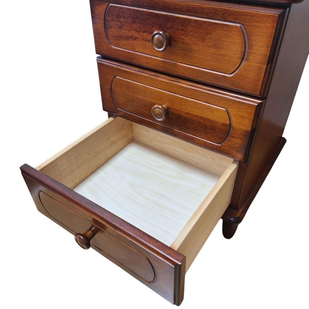 ニチハン 電話台 昭和レトロ アンティーク インテリア 木製 引き出し