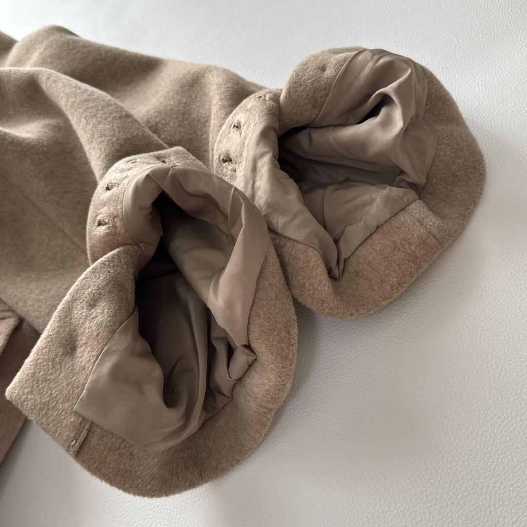 【人気】コラージュガリャルダガランテ ウール混　Pコート 2024年　ベージュ