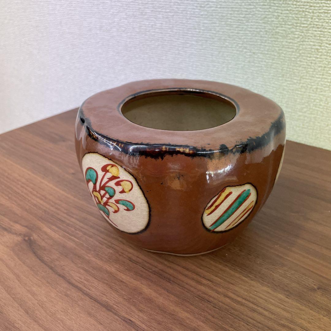 【人間国宝】島岡達三 赤繪灰皿