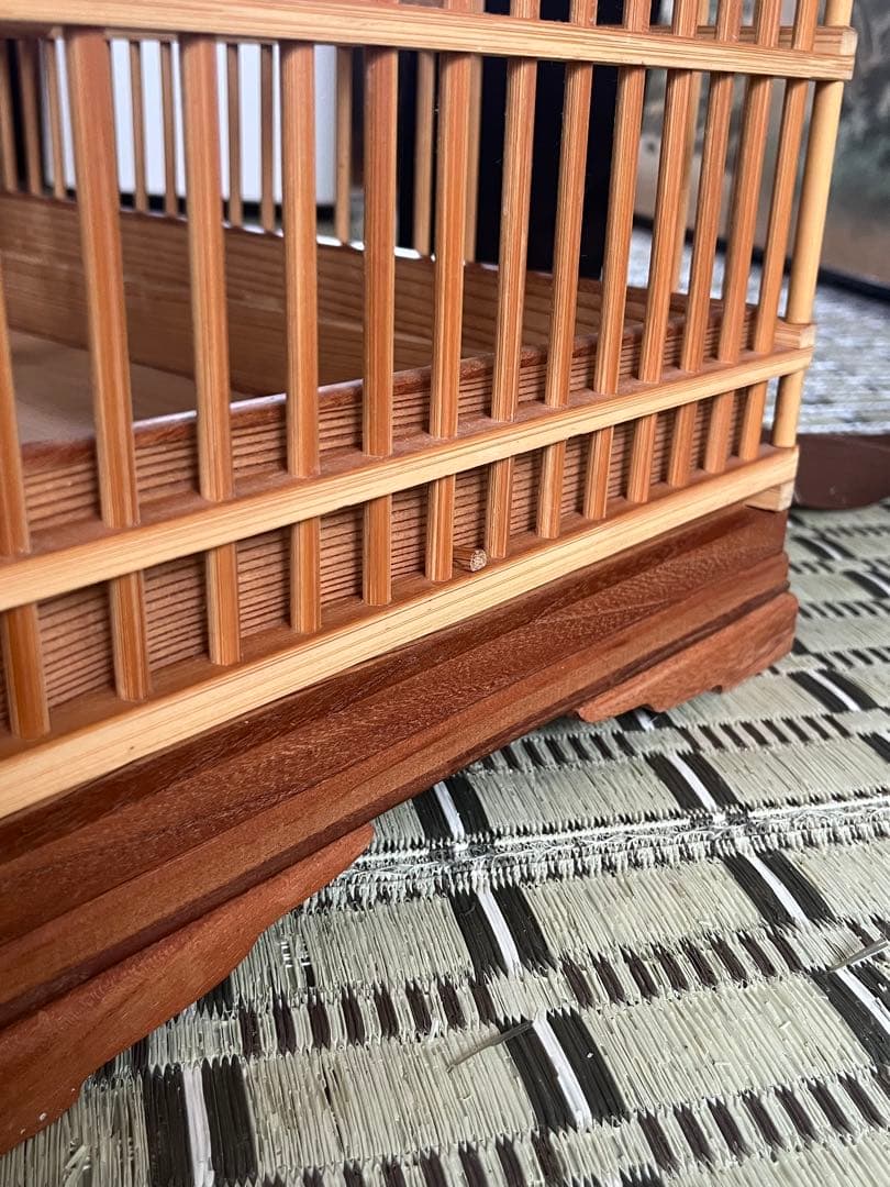 木製　鳥かご　ハンドメイド