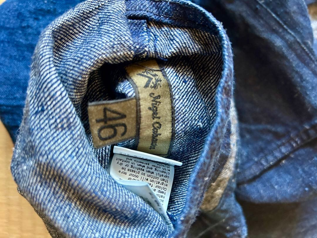 Niegel Cabournデニムプルオーバーベスト サイズ46