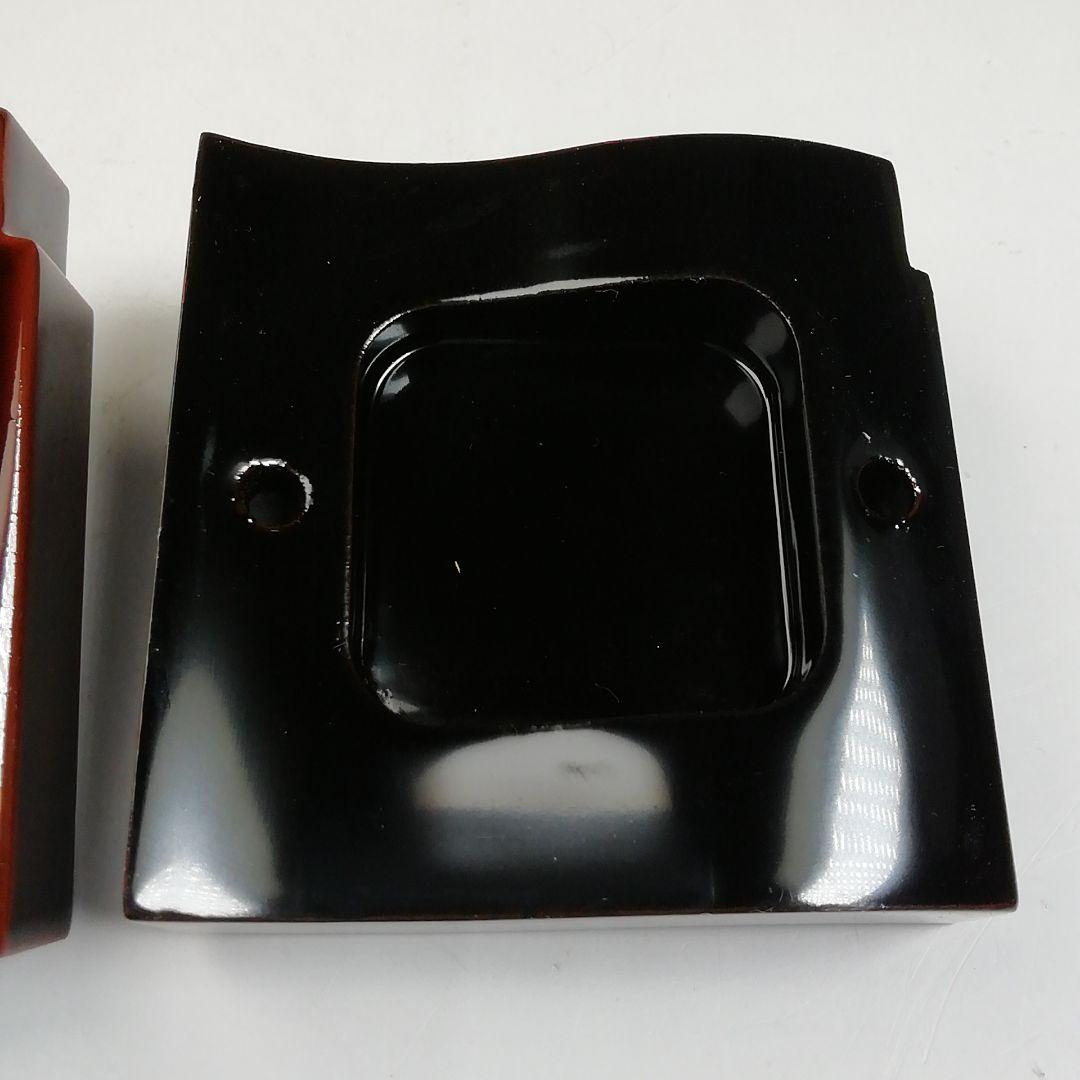 Ｔ９３４　香合　『秋野蒔絵』『瓦香合』『新谷漆峯 作』　共箱　茶道具