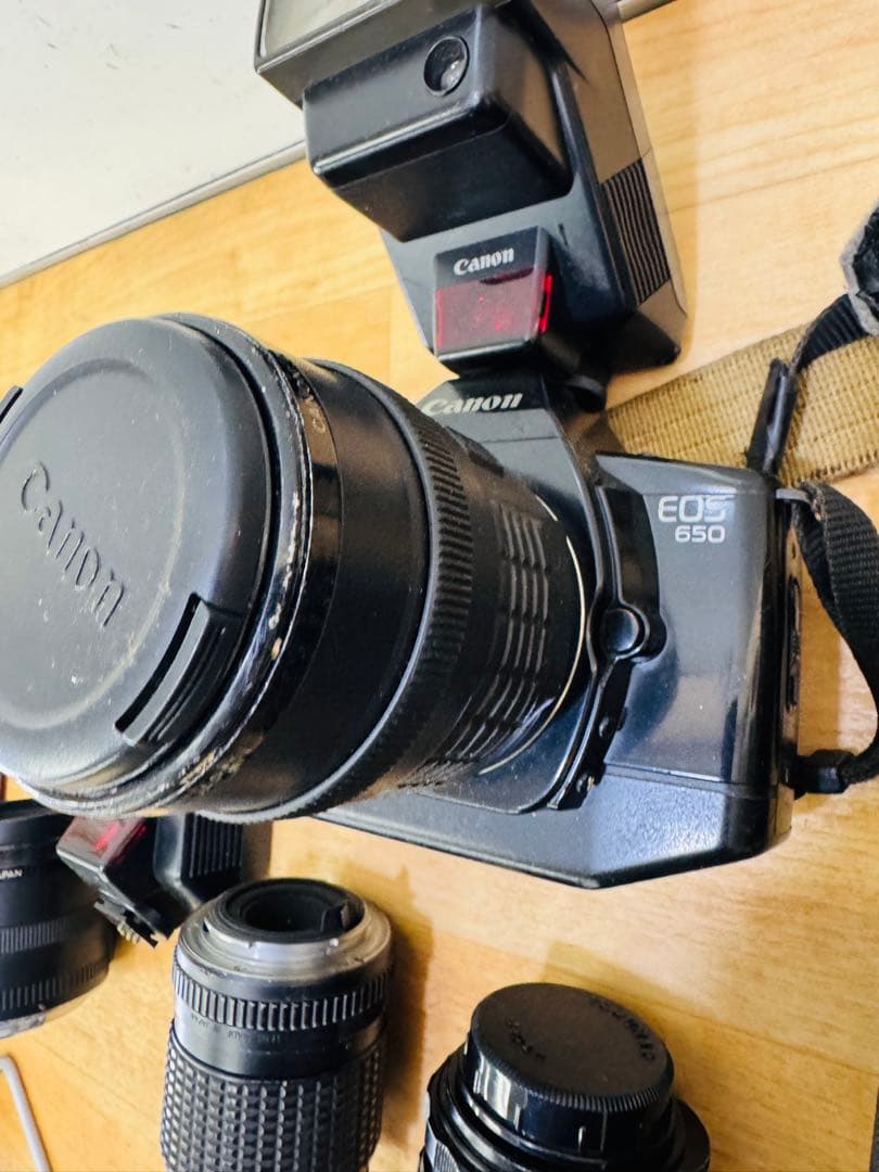 Canon キャノン EOS 650 一眼レフカメラ レトロ 時代物 セット