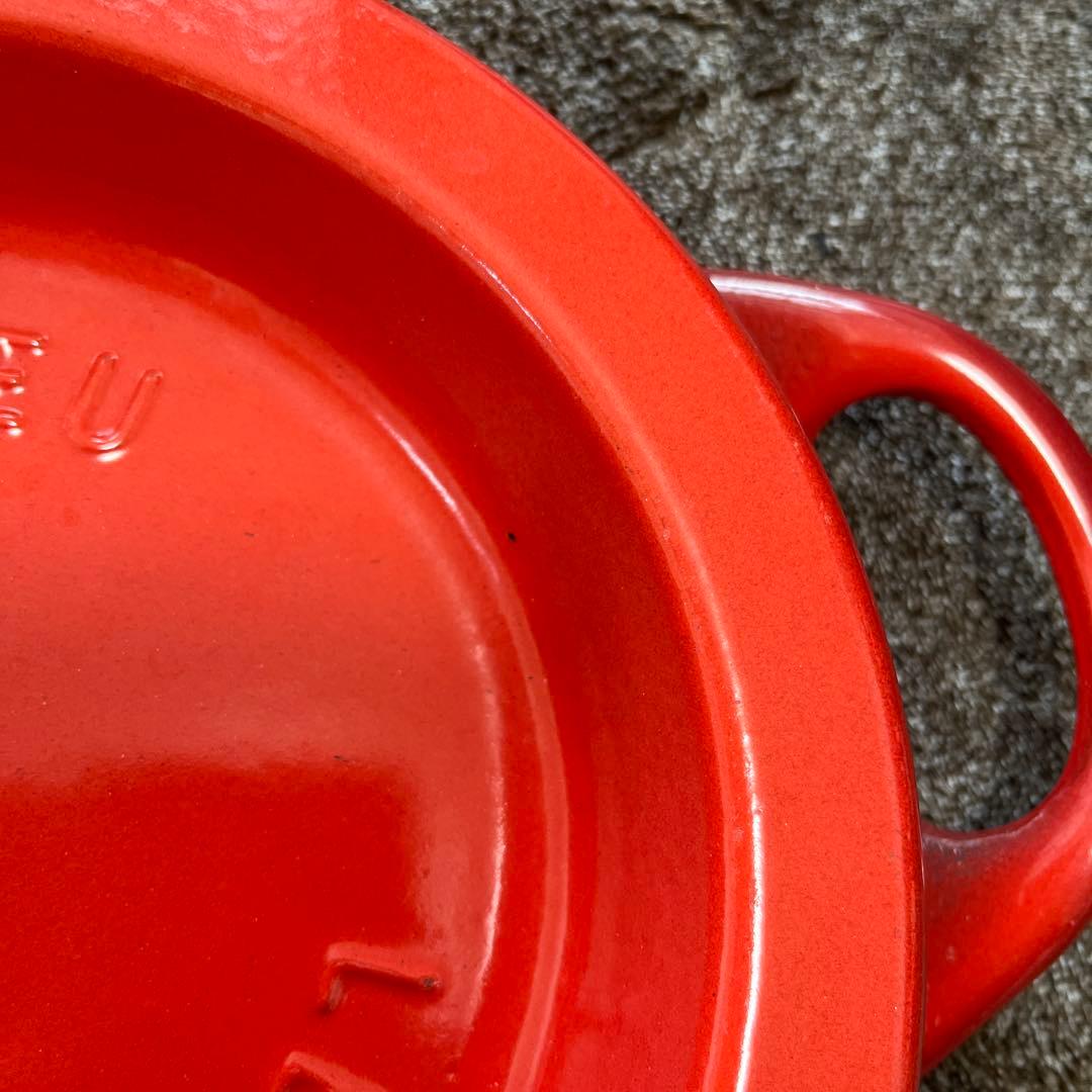 Le Creuset ルクルーゼ DOUFEU デュッフ 24cm両手鍋 レッド