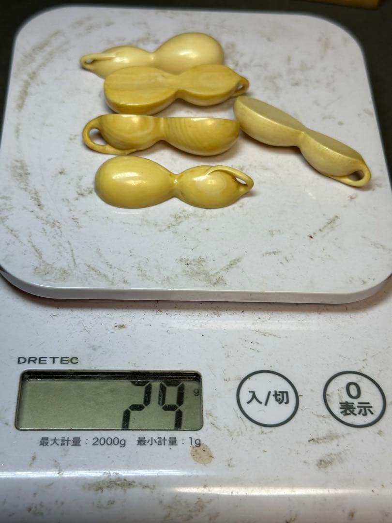 極上　箸置　未使用 5個セット 共箱　天然素材　アンティーク　骨董　飾り物