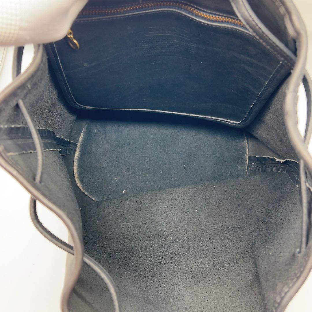 オールドコーチ　ワンショルダーバッグ　西口修平着用　巾着　レザー　USA製　黒