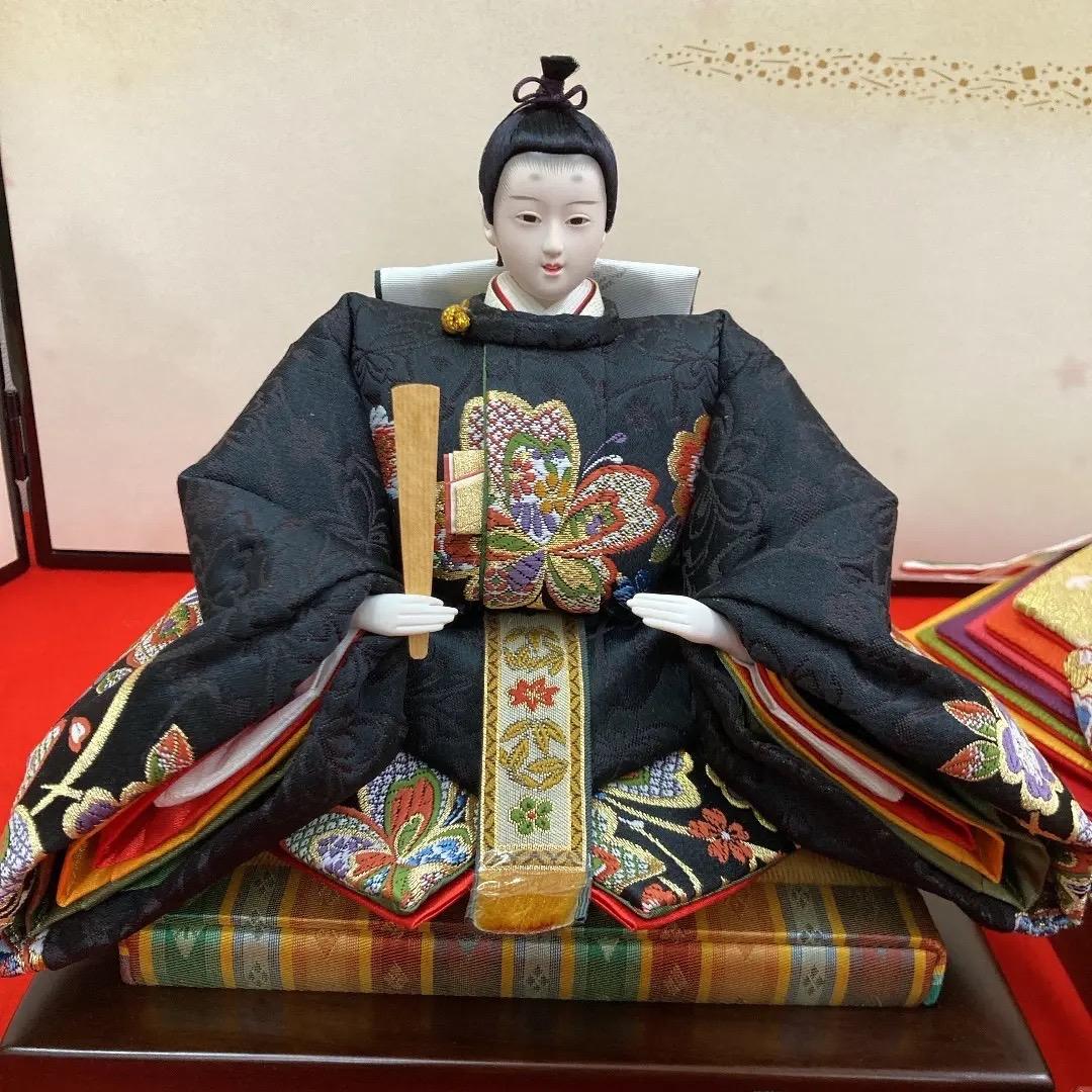 D3 訳あり　人形のみ　豪華な衣裳　親王のみ　ひな人形二人　雛飾り　雛人形