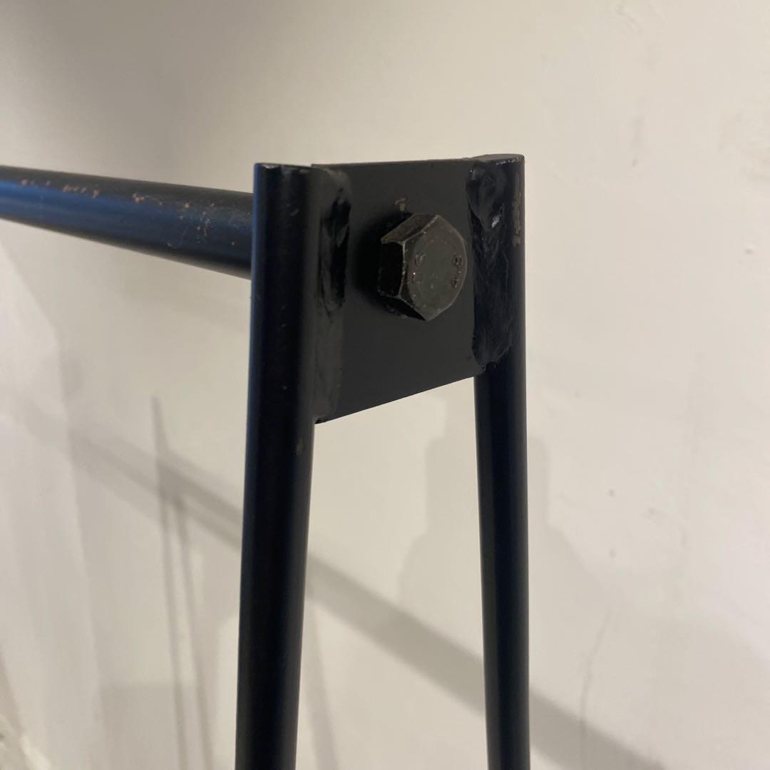 ブルックリンスタイル　スチール　ハンガーラック　黒鉄　店舗什器