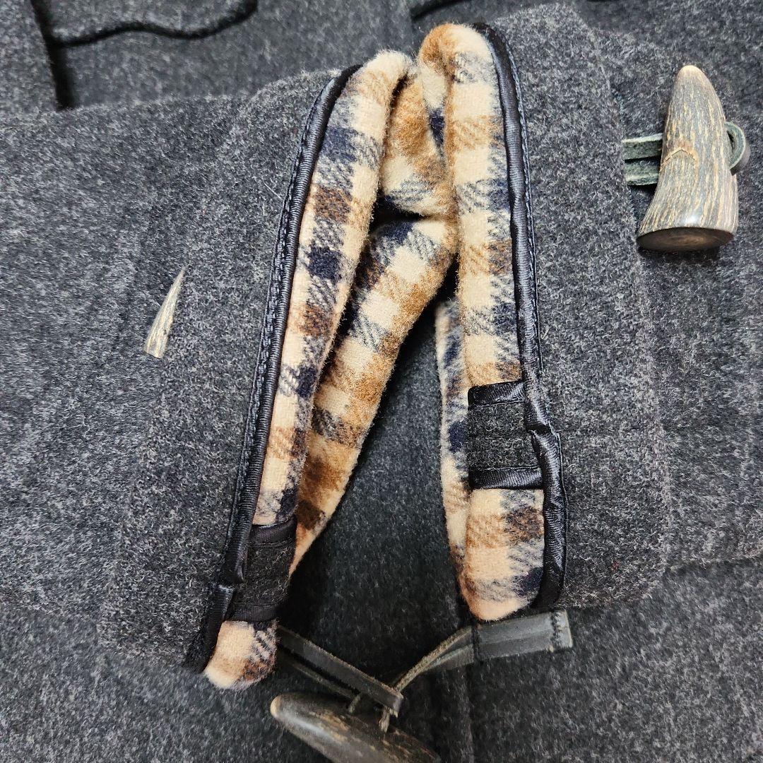 Aquascutum　アクアスキュータム ロング丈フード付　ダッフルコート