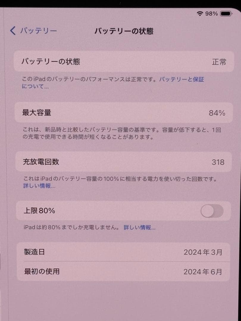 ⭐️M1119A⭐️Ipad ProA2836 11インチM4 WI-FI 2024