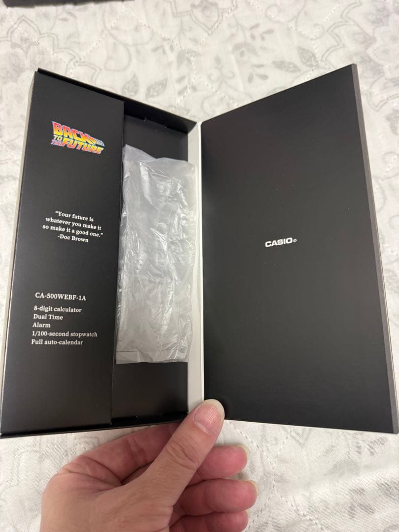 CASIOカシオCA-500WEBF-1AJR　バックトゥザフューチャー