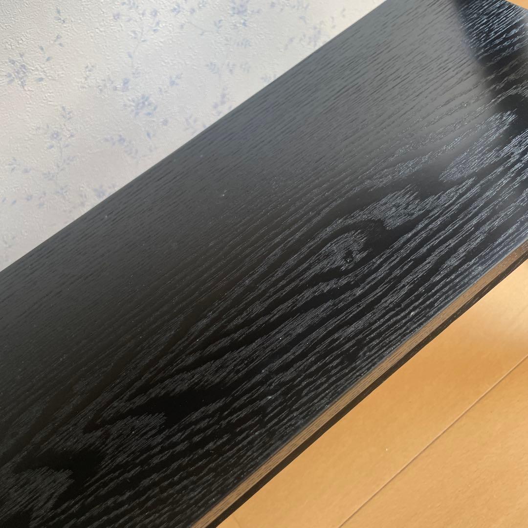 茶道具 組立式 立礼式 立礼卓 立礼棚 木製 黒塗 机 台 点茶 裏千家　喫架