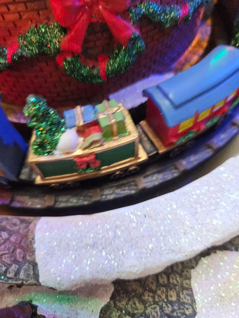 希少　クリスマス　ジオラマ　オブジェ　イルミネーション　クリスマスソング