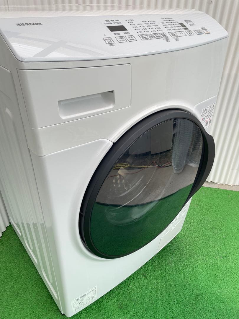 858 アイリスオーヤマ 8kg ドラム式洗濯乾燥機 温水ヒーター シワ取り搭載