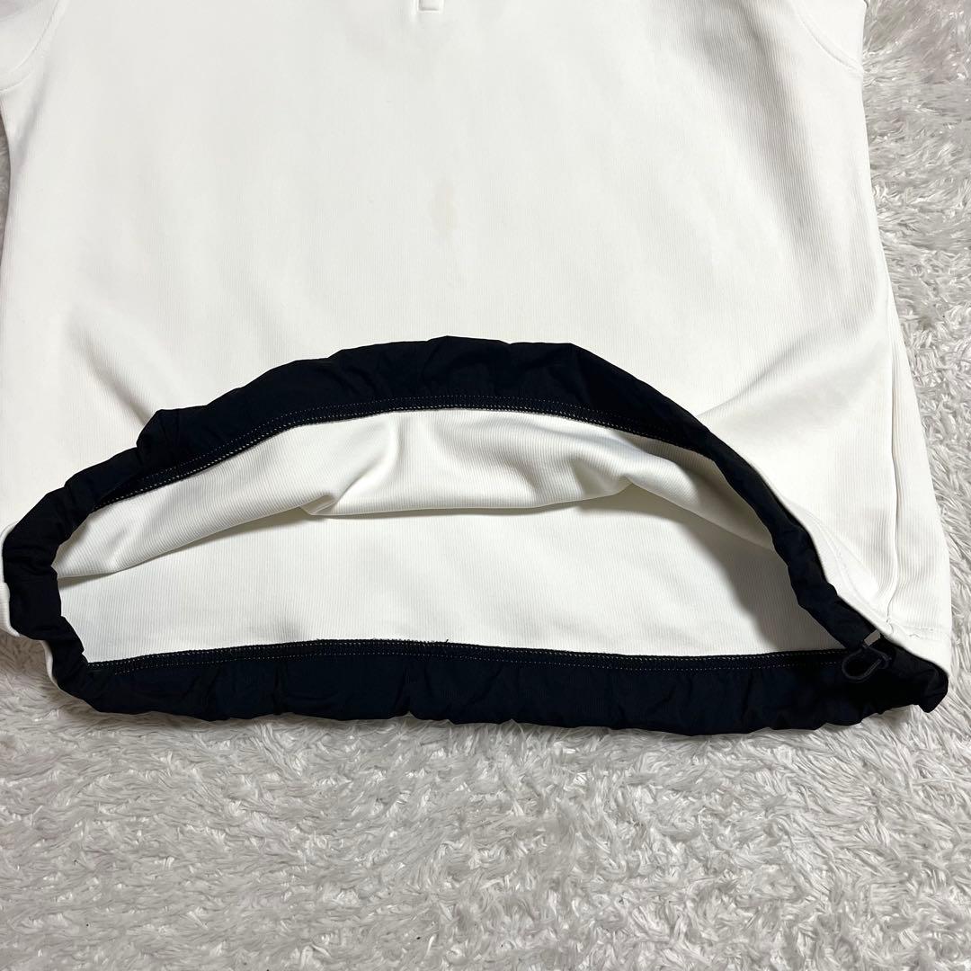 マークアンドロナ 長袖 ハーフジップ 48 ドローコード メンズ ゴルフウェア