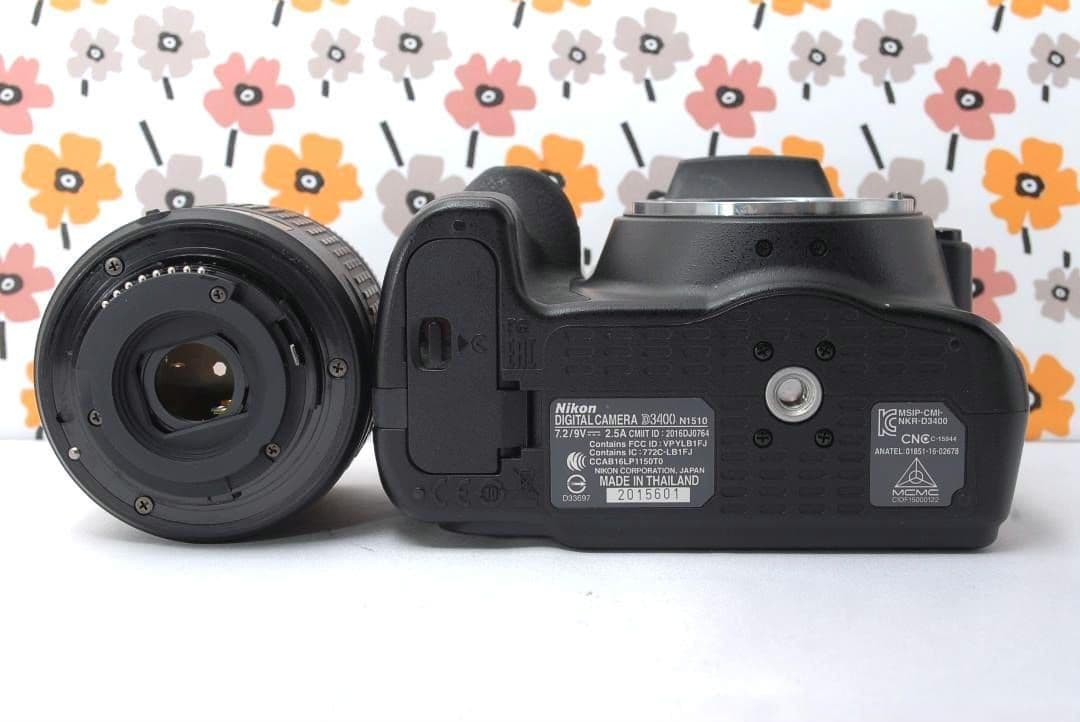 ❤Nikon D3400❤美品❤超高画質❤Bluetoothでシェア出来る！❤