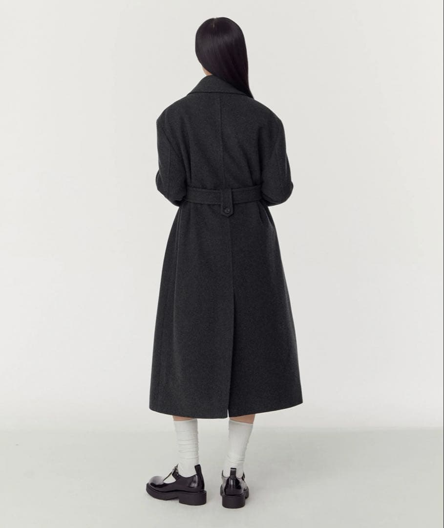 MUSINSA STANDARD ウールブレンドオーバーショルダーマックコート
