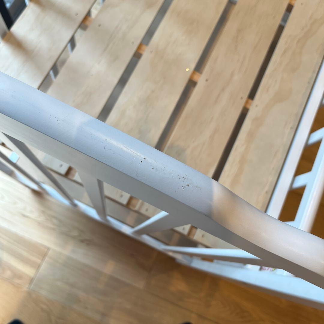 Wオープン腰楽ハイミニベッド　ベビーベッド　ハイタイプ