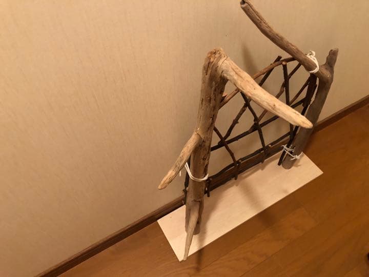 【No12】ペット　小鳥用　据え置き型　とまり木　バードアスレチック