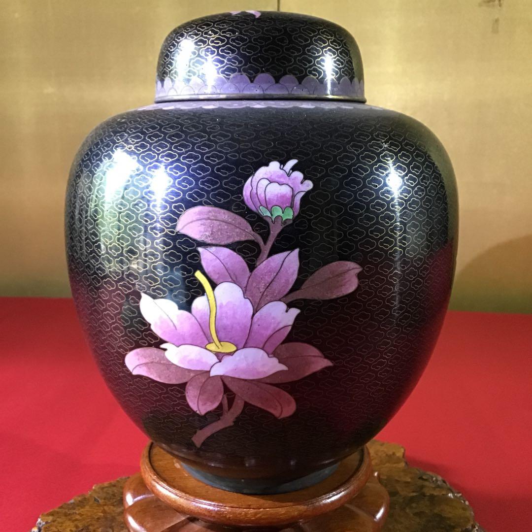 極細蜜象嵌　「茶壺」　　　　　　座