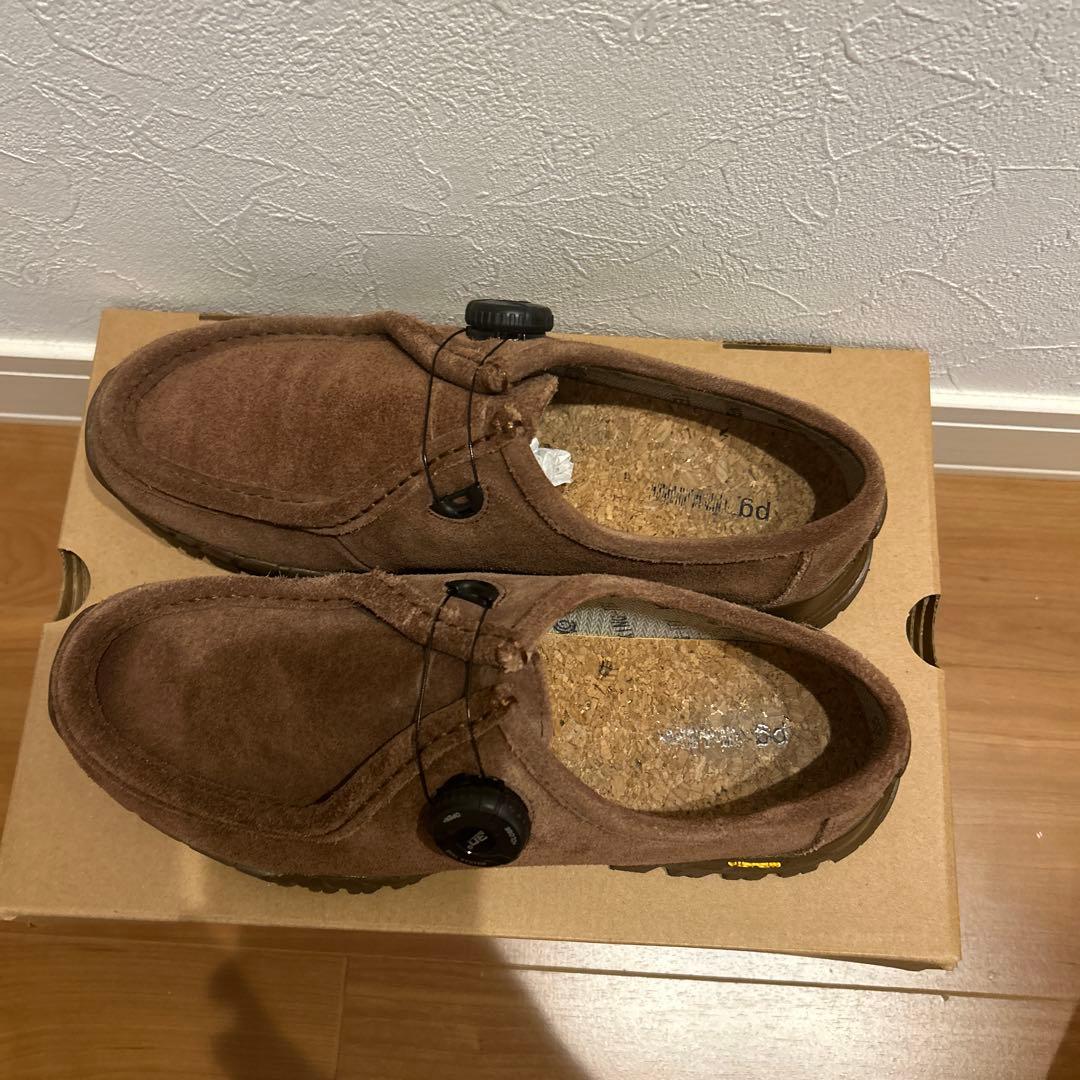 playground pg KNOCK 2 BROWN clarks ワラビー