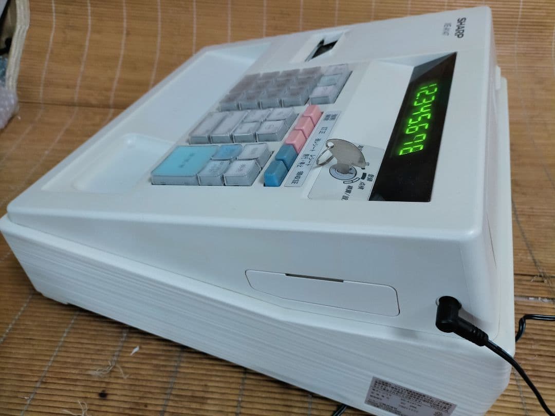 シャープレジスター　XE-A147　PC連携売上管理フル設定無料　090130
