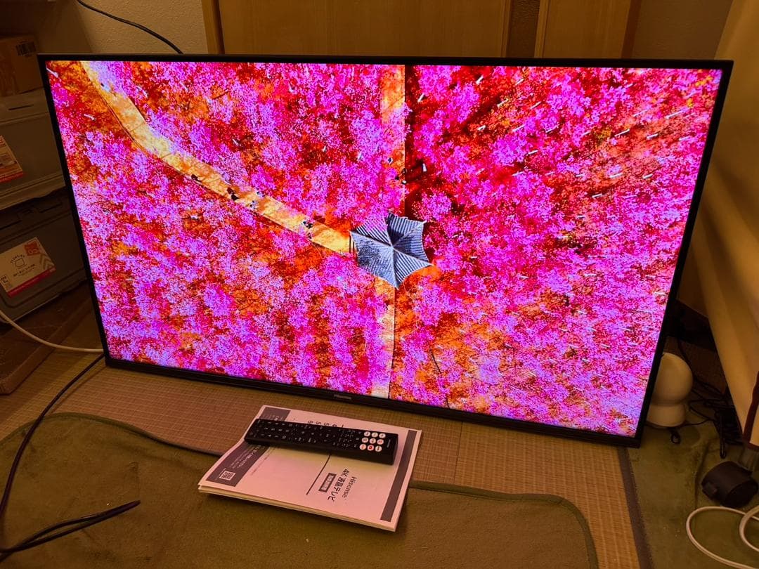ハイセンス hisense 43型　4K スマートテレビ 43E7H　22年製