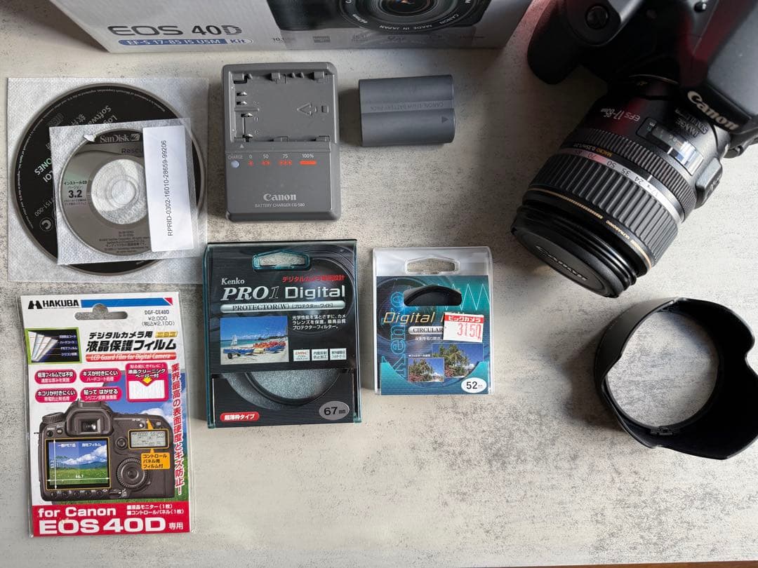 j*r様 【中古】キヤノン EOS 40D EF-S 17-85 IS レンズキ