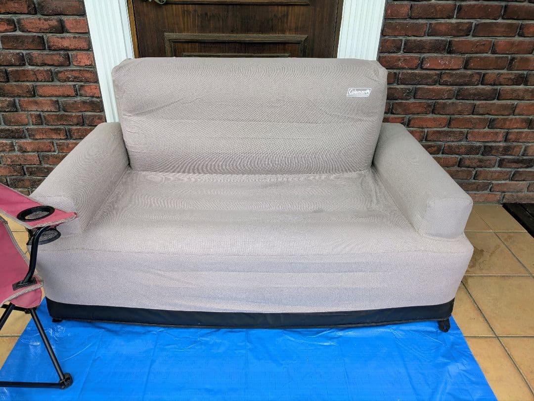 コールマン(Coleman) ソファ エアカウチ(グレージュ) ダブル