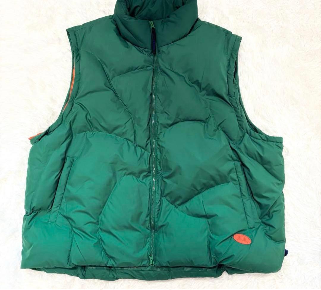 PUMAxPAM 2WAY ダウンジャケット グリーン