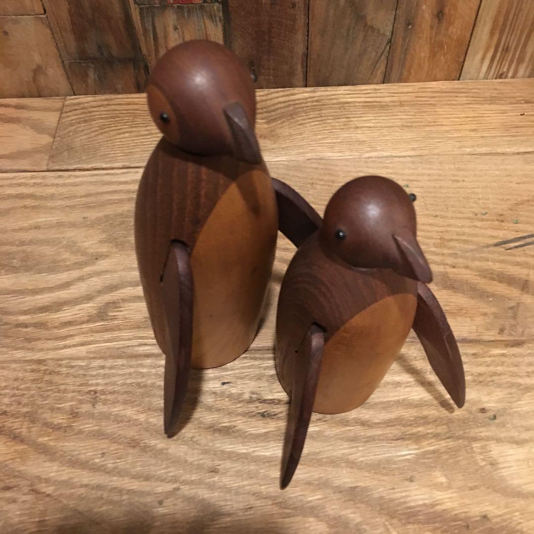 ビンテージ SKJODE SKJERN社 ペンギン親子 デンマーク 北欧 激レア