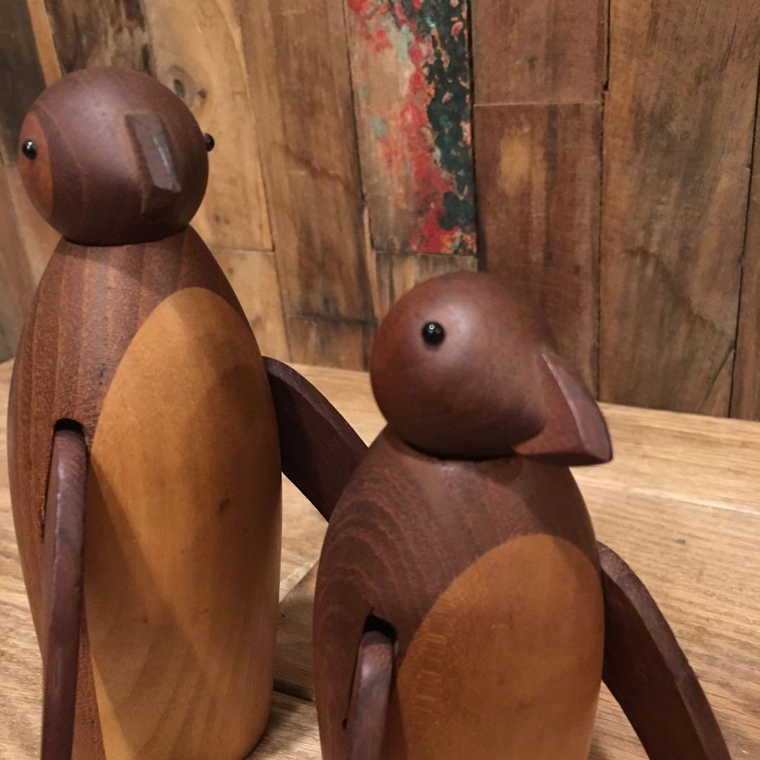 ビンテージ SKJODE SKJERN社 ペンギン親子 デンマーク 北欧 激レア