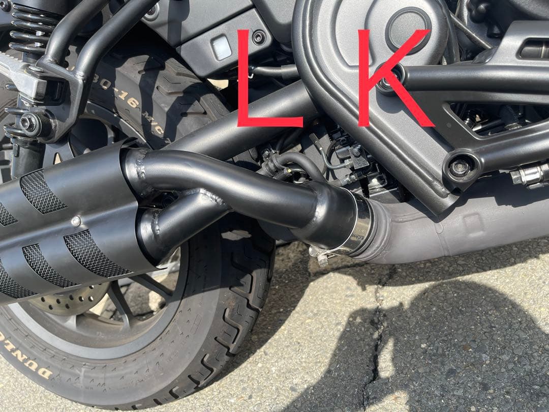 新型レブル250の2023〜2025年式マフラー V3 エンドバッフル付き　新品