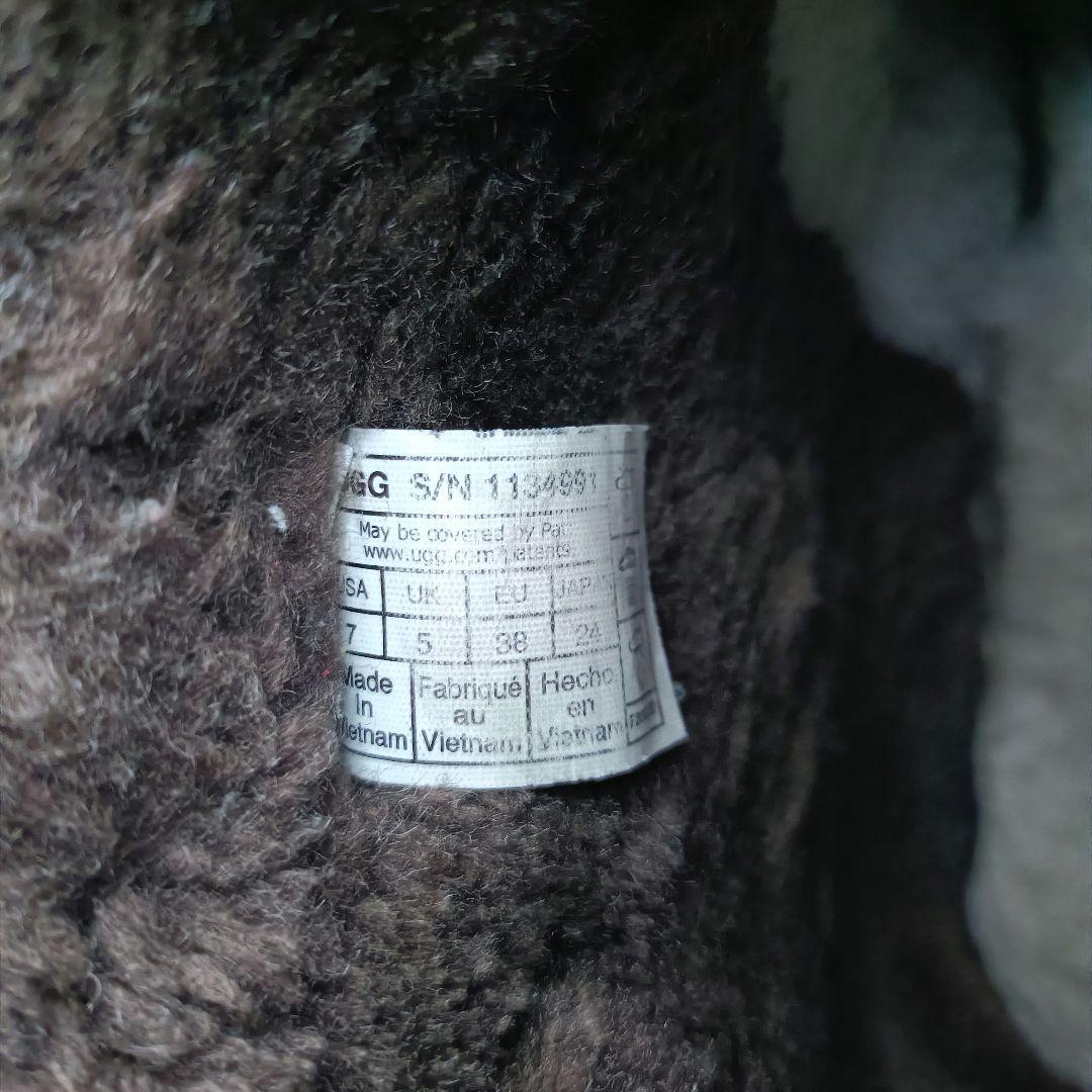 アグ　クラシック ミニ プラットフォーム24㎝　ブラウン　厚底　ファー　ムートン