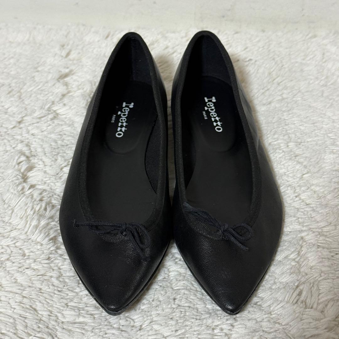 極美品✨repetto レペット　JUNON フラット　バレエシューズ 黒　38