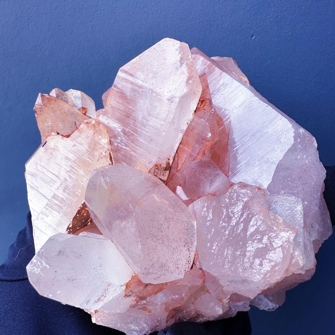 希少❗️超綺麗♡キラキラ☆超強いパワー ピンク ヒマラヤクラスター天然石A1424