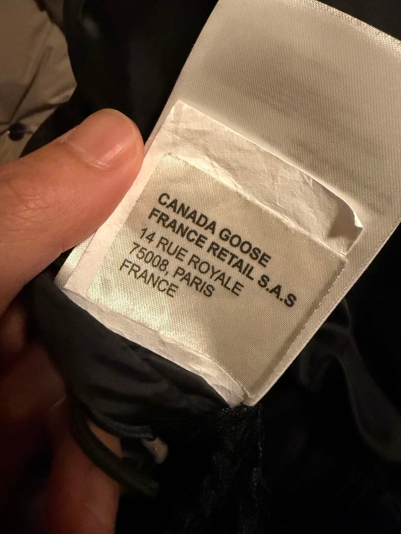 カナダグース　ブラックレーベル　エバレットパッファー
