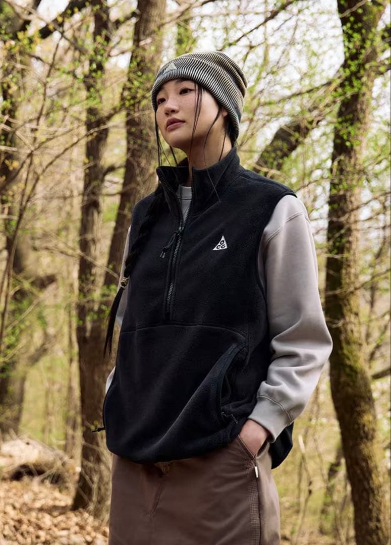 トップス NIKE ACG \"WOLF TREE\" Half-Zipper Vest2XL