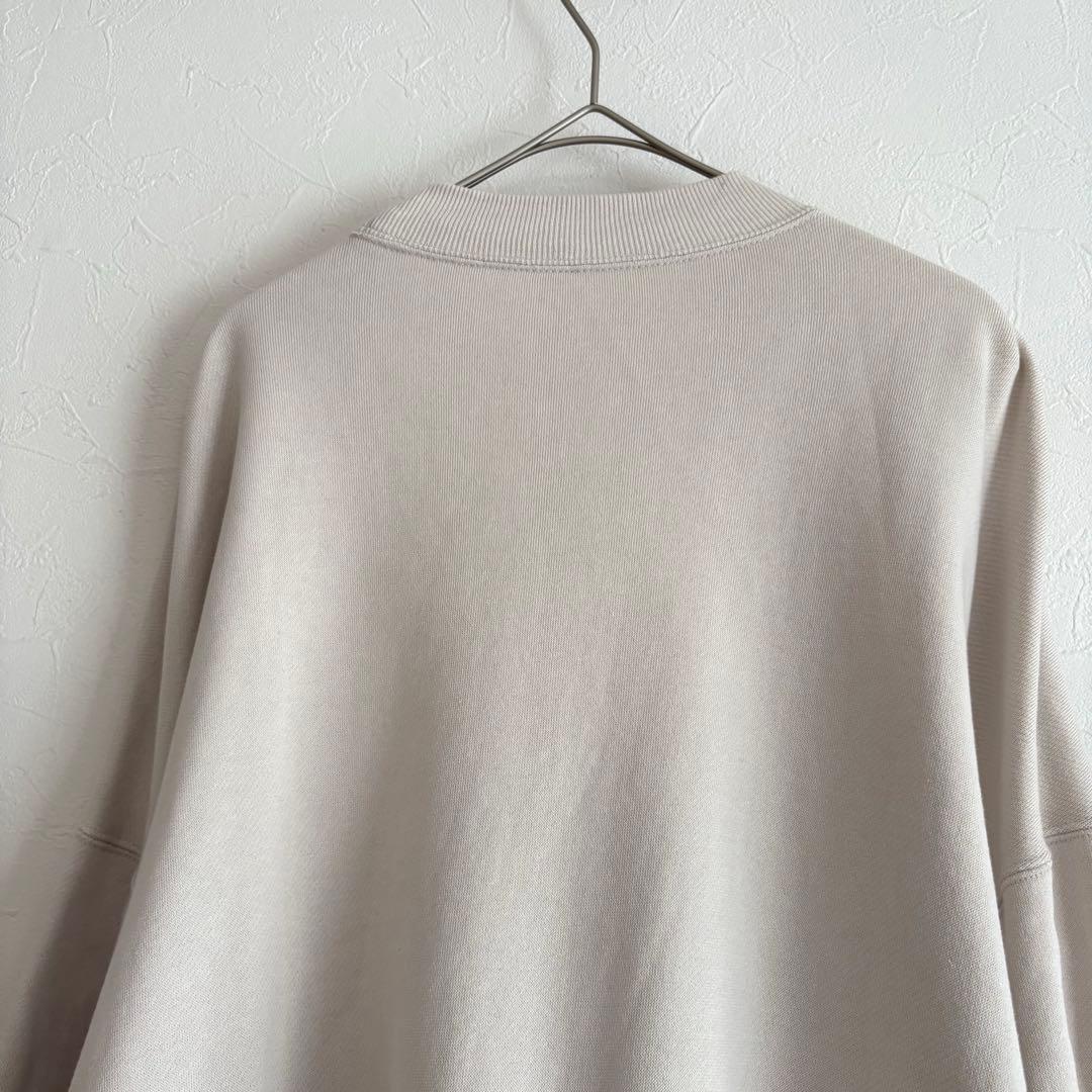 25SS 美品 マメクロゴウチ コード刺繍 スウェット トレーナー L