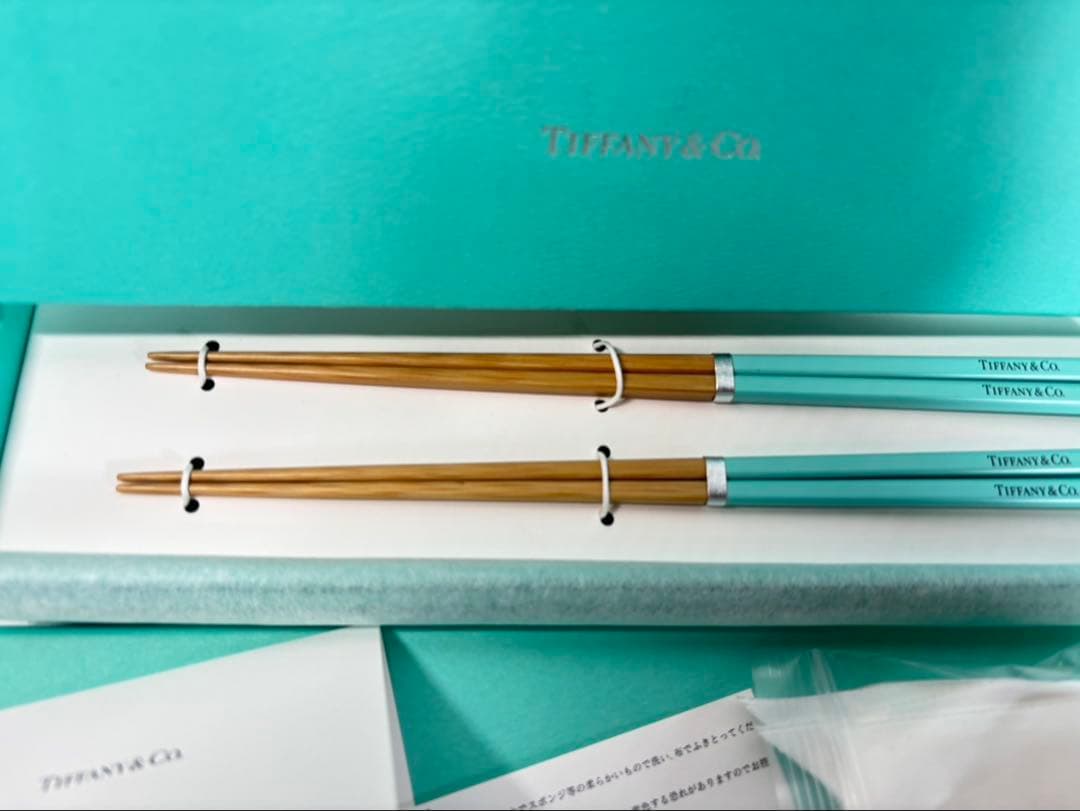 ティファニー　夫婦箸　★新品、未使用品★