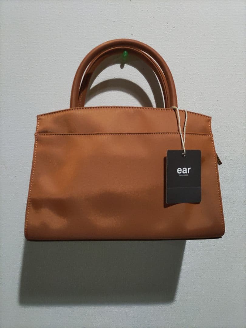 【ear PAPILLONNER】きれいめ撥水トートバッグS　オレンジ