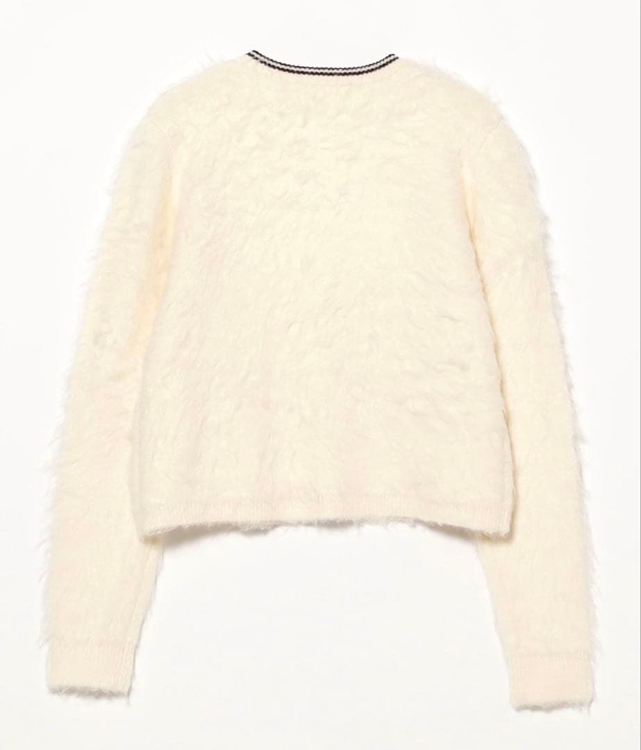 フレッドペリー アイボリー カーディガン