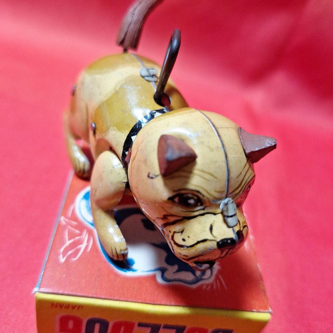 昭和20年代　日本製　ブルドッグ　ブリキオモチャ