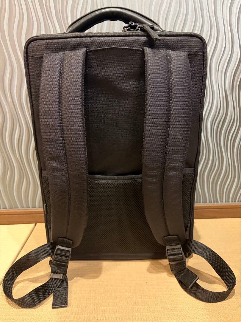 [エースジーン] ビジネスリュック コーデュラナイロン×本革 デュラテクト2