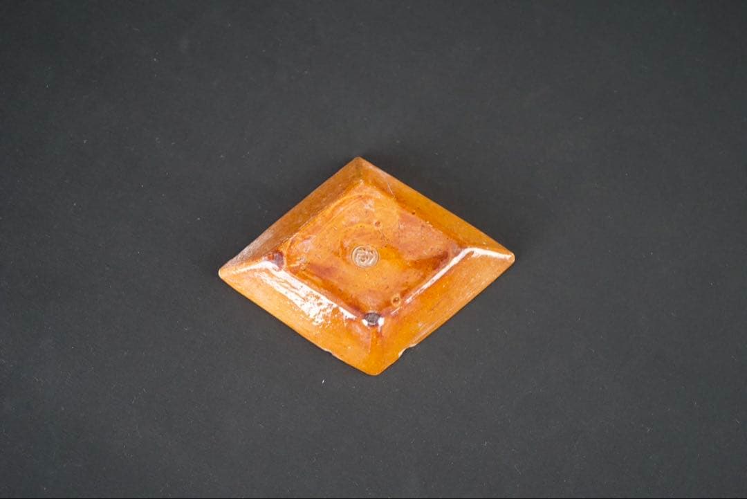 八代 大樋長左衛門 (大樋宗春) 造 菱皿 向付 20客 共箱 懐石料理道具